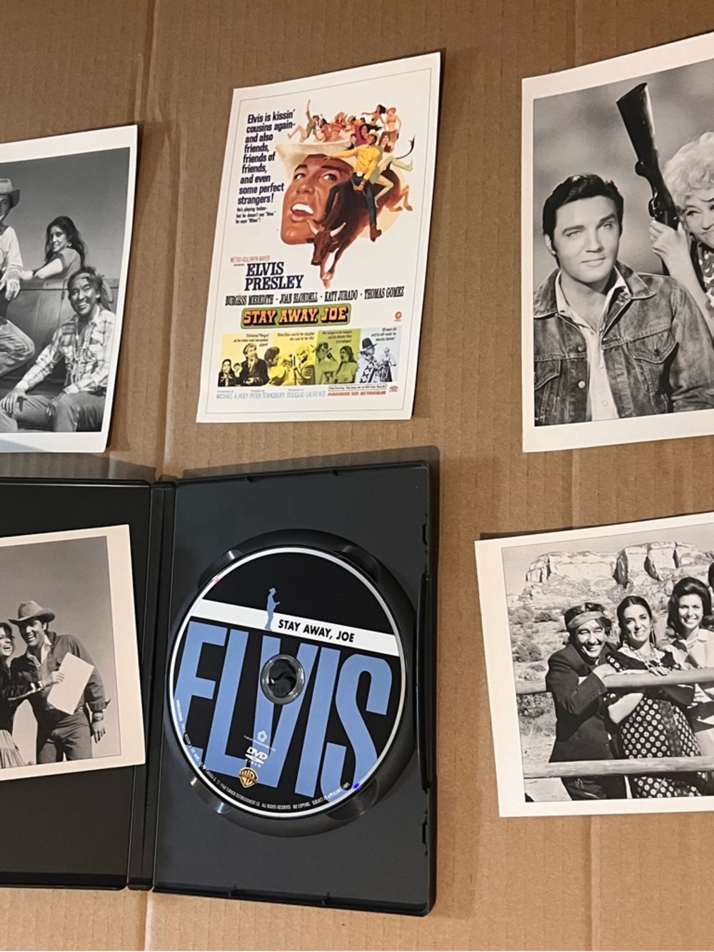 Elvis Presley 'Stay Away, Joe' DVD Plus Production Stills Burgess Meredith